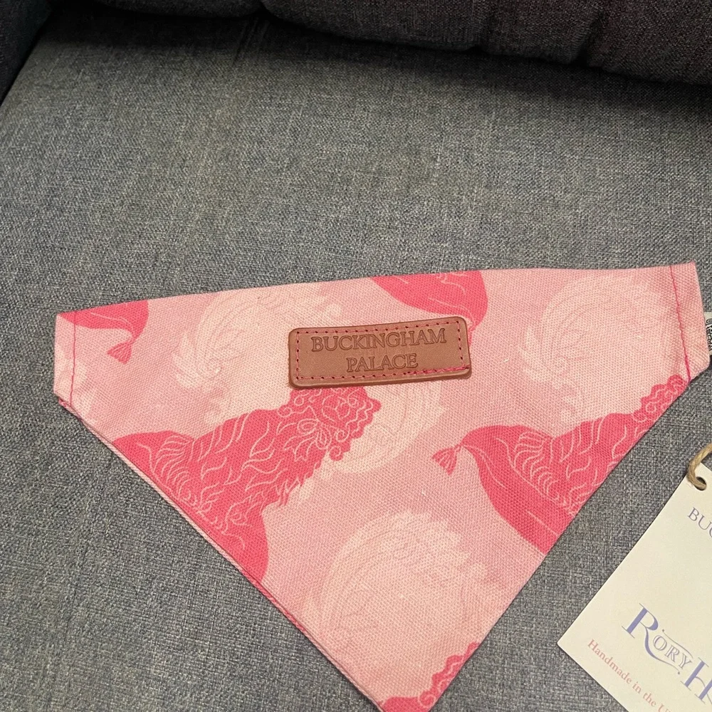 Royal Collection Trust x Rory Hutton Pink Dog Print Bandana